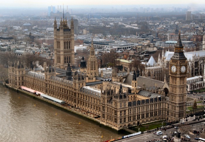 Parlamentsgebäude in London