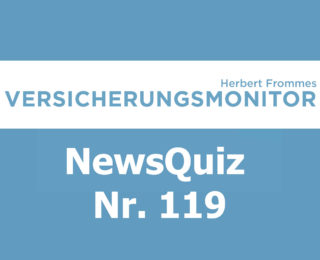 Versicherungsmonitor VMNewsQuiz Versicherungsquiz 119