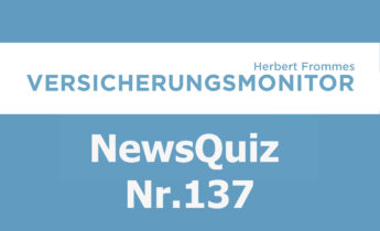 Versicherungsmonitor VMNewsQuiz Versicherungsquiz 137