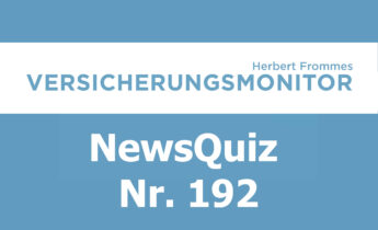 Versicherungsmonitor VMNewsQuiz Versicherungsquiz 192