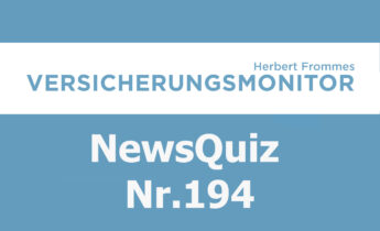 Versicherungsmonitor VMNewsQuiz Versicherungsquiz 194