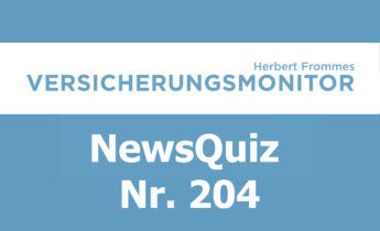 Versicherungsmonitor VMNewsQuiz Versicherungsquiz 204
