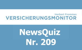 Versicherungsmonitor VMNewsQuiz Versicherungsquiz 209