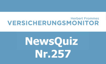 Versicherungsmonitor VMNewsQuiz Versicherungsquiz 257