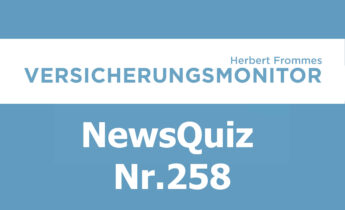 Versicherungsmonitor VMNewsQuiz Versicherungsquiz 258