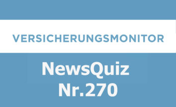 Versicherungsmonitor VMNewsQuiz Versicherungsquiz 270