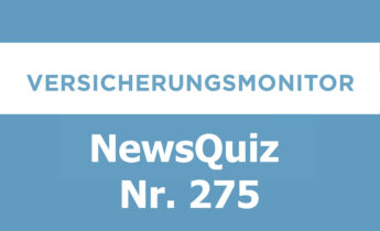 Versicherungsmonitor VMNewsQuiz Versicherungsquiz 275