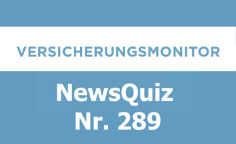 Versicherungsmonitor VMNewsQuiz Versicherungsquiz 289